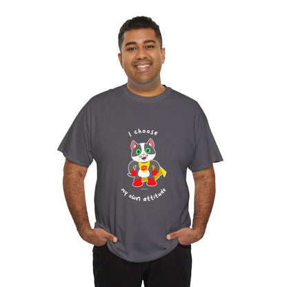 T-Shirt - PosiCat - I choose my own attitude
