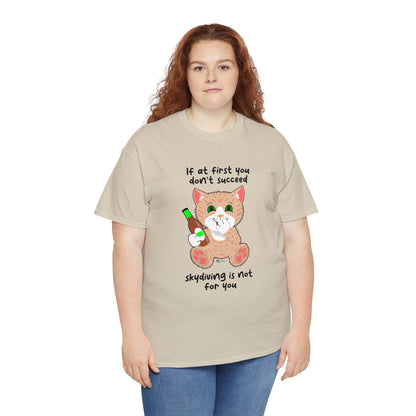 T-Shirt - SmartyCat - Skydiving Is Not For You