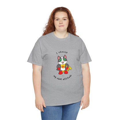 T-Shirt - PosiCat - I choose my own attitude