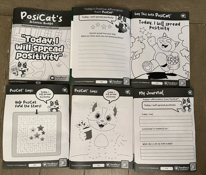 PosiCat's "Paws"-itively Fun Activities Book - Volume 1