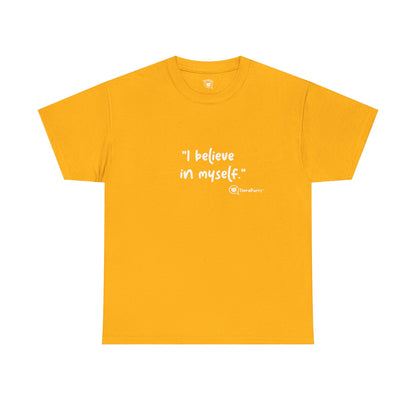 TheraPurrs Phrase T-Shirt - "I believe in myself"