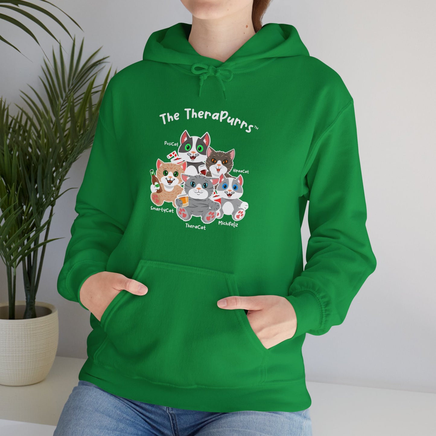 Sweatshirt - TheraPurrs - 5 Cats