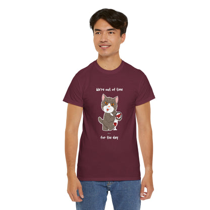 T-Shirt - HipaaCat - We're Out Of Time For The Day