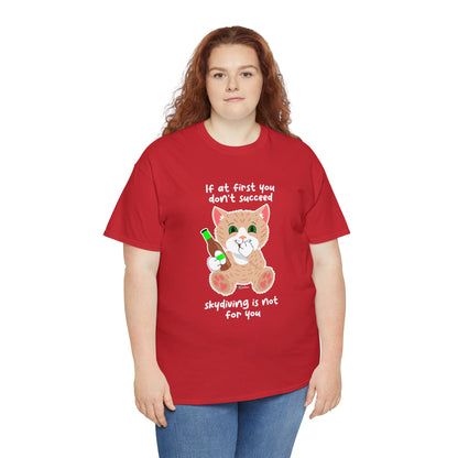 T-Shirt - SmartyCat - Skydiving Is Not For You