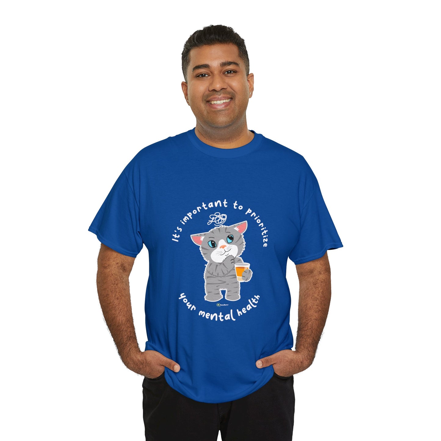 T-Shirt - TheraCat - It's important to prioritize your mental health