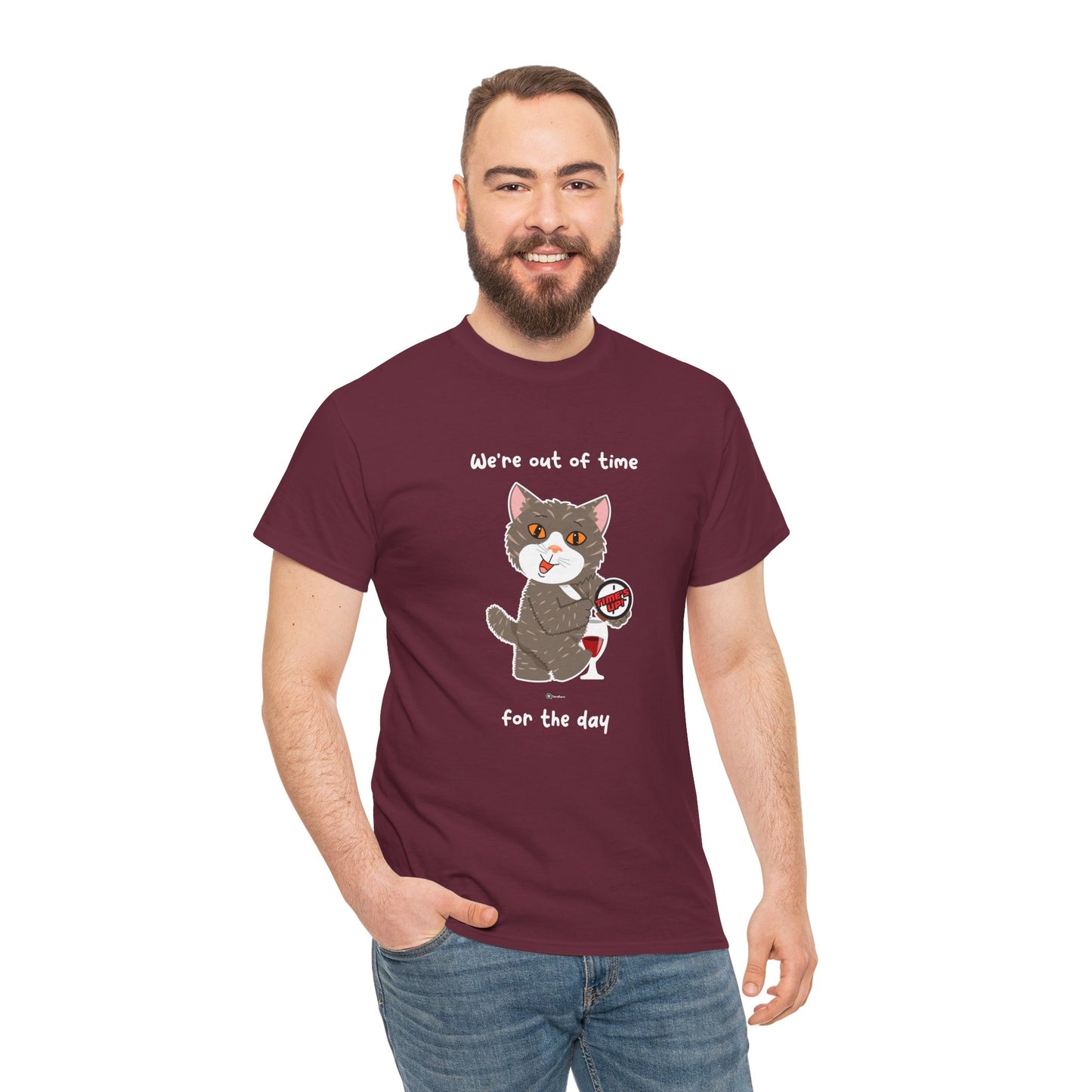 T-Shirt - HipaaCat - We're Out Of Time For The Day