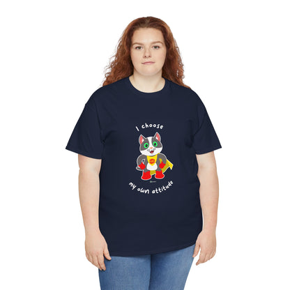 T-Shirt - PosiCat - I choose my own attitude