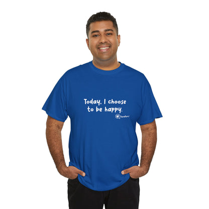 TheraPurrs Phrase T-Shirt - "Today, I choose to be happy"