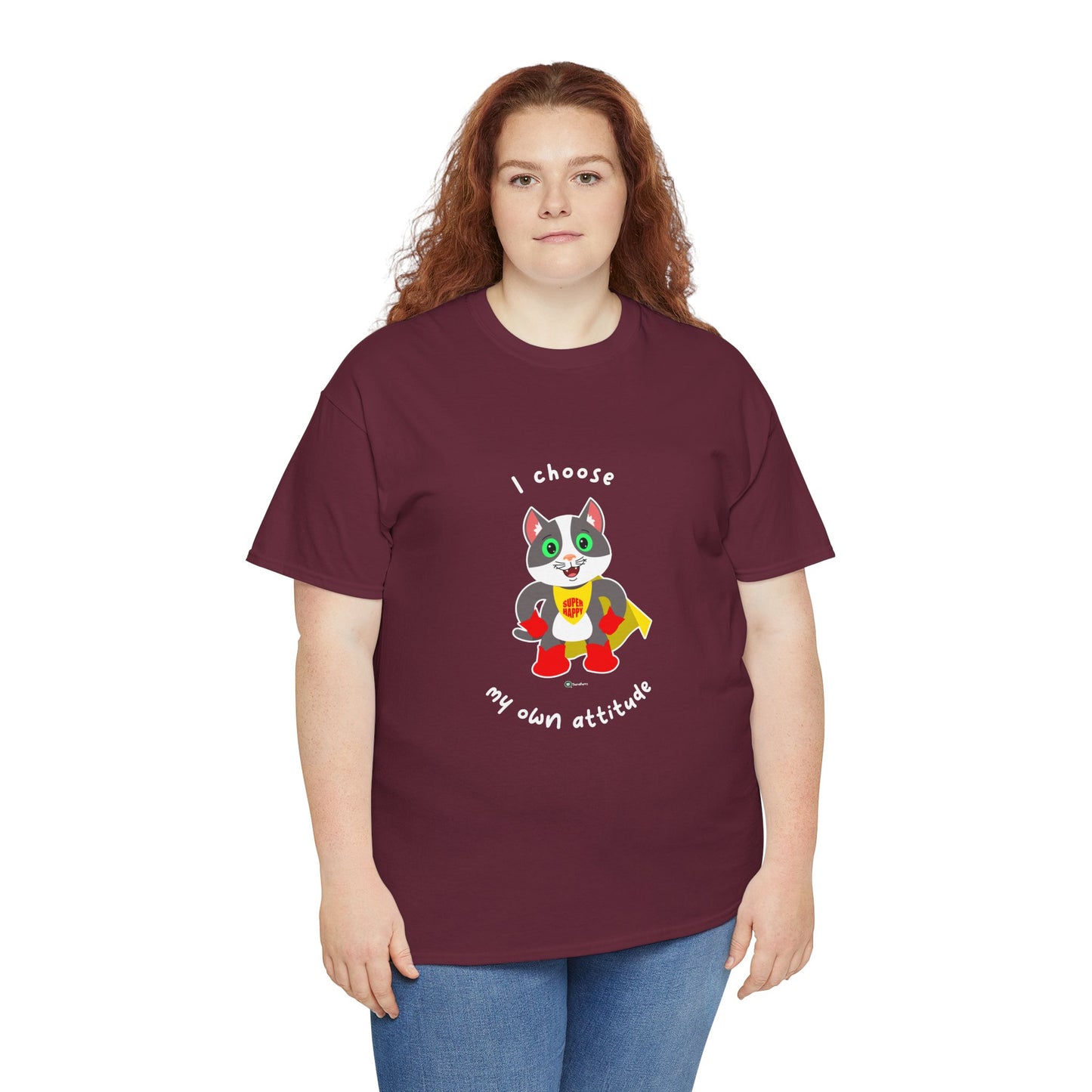 T-Shirt - PosiCat - I choose my own attitude
