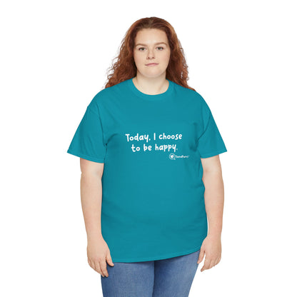 TheraPurrs Phrase T-Shirt - "Today, I choose to be happy"
