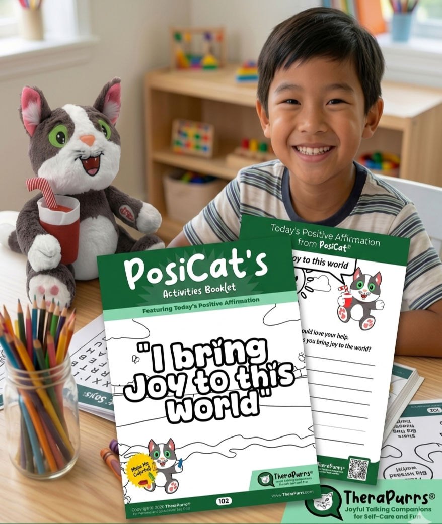 PosiCat's Printables - Activities Booklet 102:  I bring joy to this world