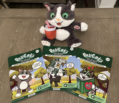PosiCat's "Paws"-itively Fun Activities Book - The Complete Collection (Vols 1-3)
