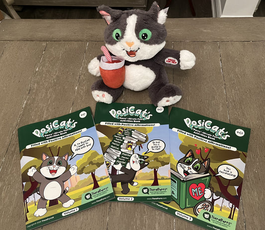 PosiCat's "Paws"-itively Fun Activities Book - The Complete Collection (Vols 1-3)