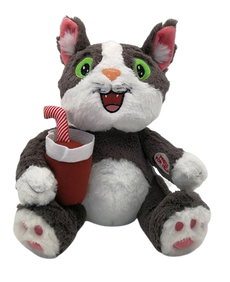 TheraPurr PosiCat - Talking Therapist Stuffed Animals for Adults and Kids - Positivity