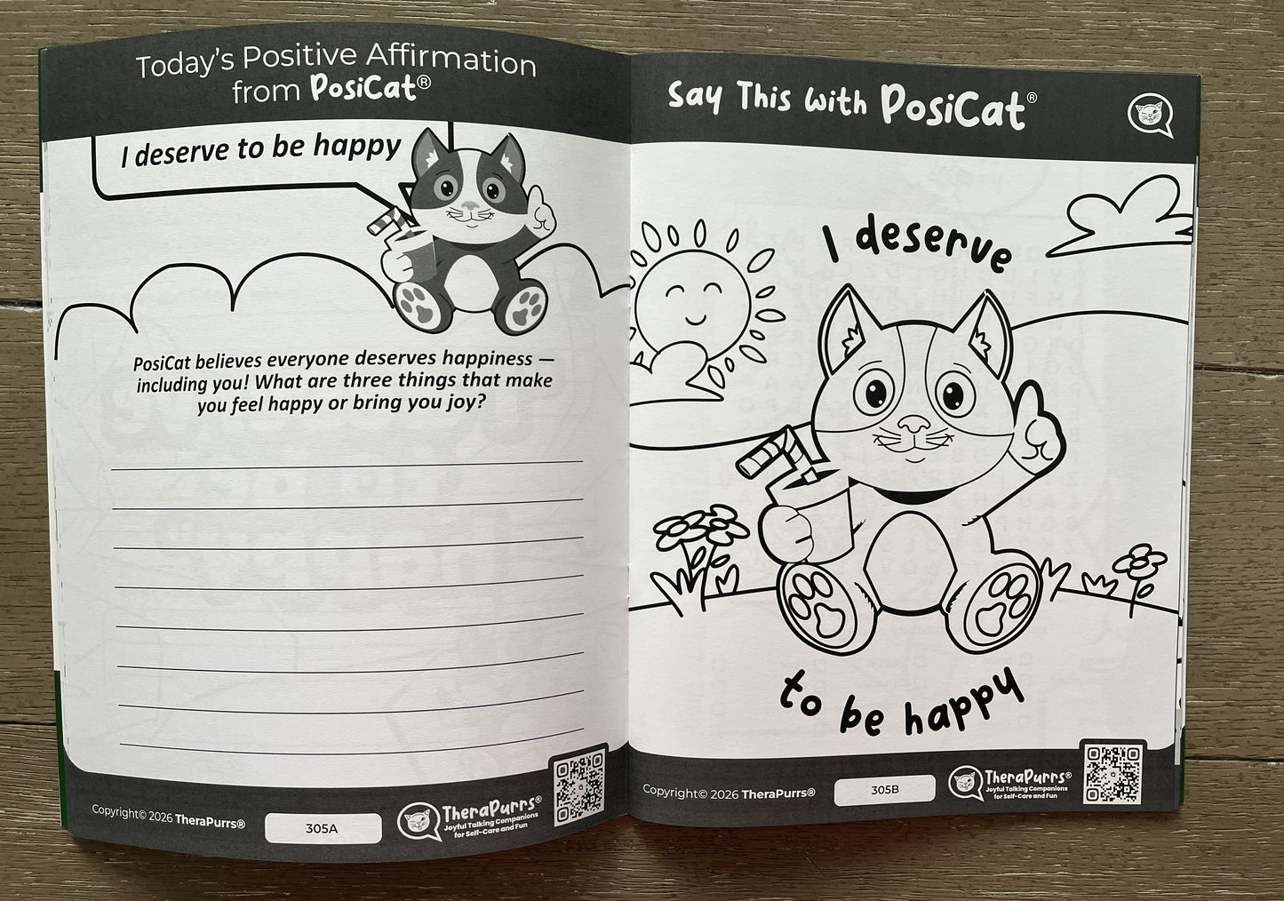 PosiCat's "Paws"-itively Fun Activities Book - Volume 3