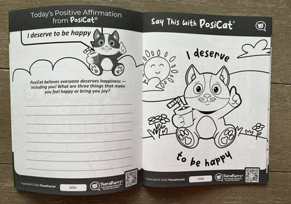 PosiCat's "Paws"-itively Fun Activities Book - Volume 3