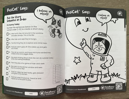 PosiCat's "Paws"-itively Fun Activities Book - The Complete Collection (Vols 1-3)