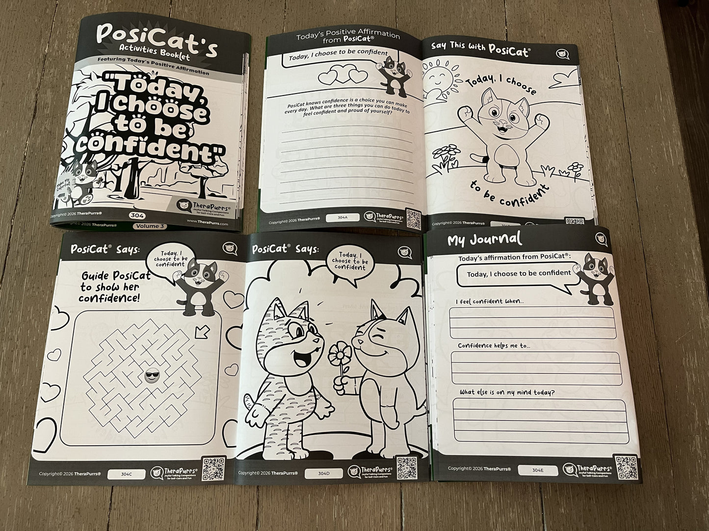 PosiCat's "Paws"-itively Fun Activities Book - Volume 3