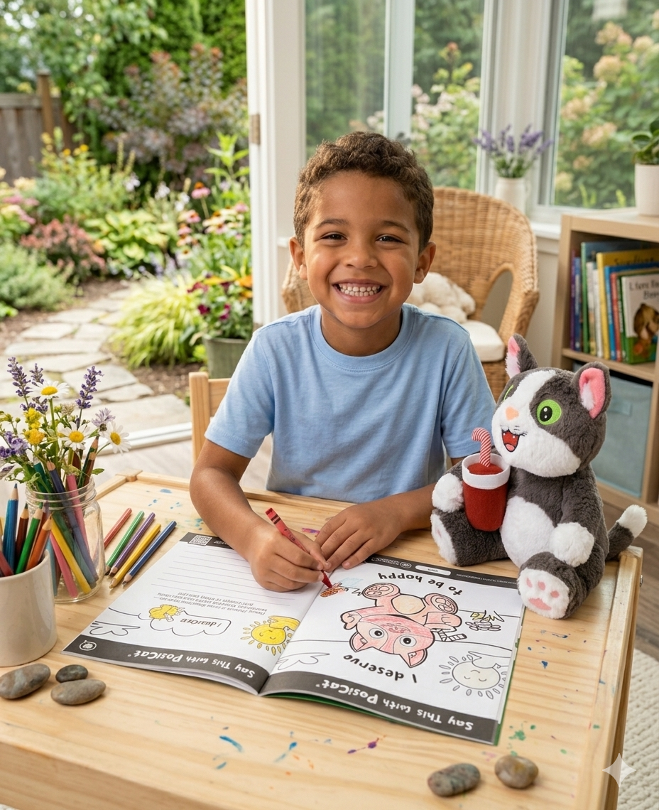 PosiCat's "Paws"-itively Fun Activities Book - Volume 3