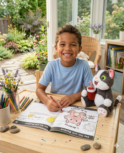 PosiCat's "Paws"-itively Fun Activities Book - Volume 3