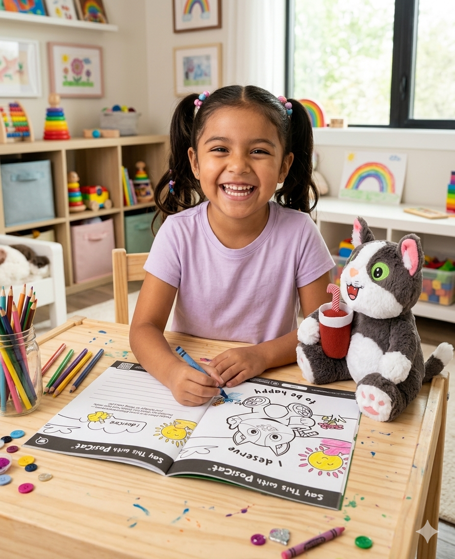 PosiCat's "Paws"-itively Fun Activities Book - Volume 3